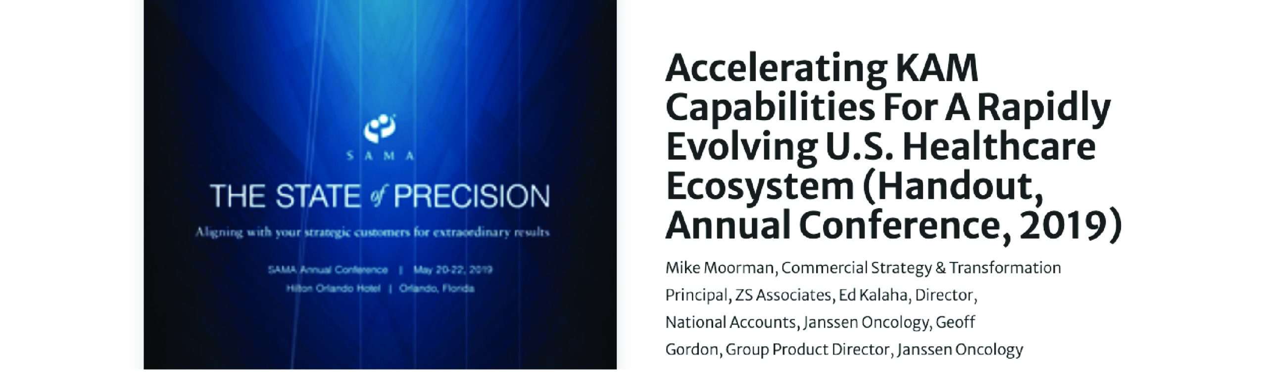 Accelerating KAM Capabilities for an Evolving Healthcare Ecosystem