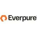 Everpure logo with an orange hexagonal design to the left of the word Everpure in bold black letters on a white background.