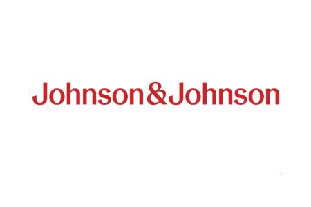 The Johnson & Johnson logo, featuring the company name in red font with an ampersand between the two words, displayed on a white background.